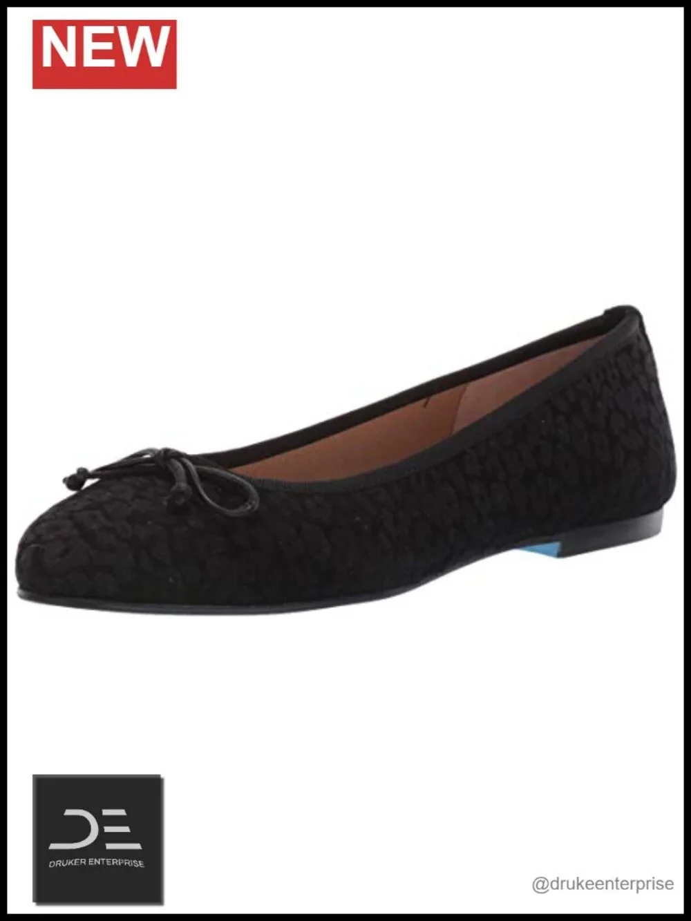 Suede Cheetah Slip-On Flat Shoes Cushioned Insole